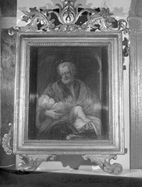 San Giuseppe e Gesù Bambino (dipinto) - ambito italiano (sec. XVII)