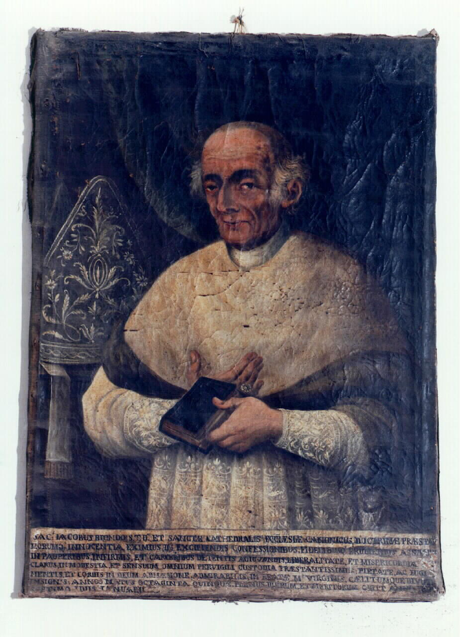 ritratto del sacerdote Jacopo Biondo (dipinto) - ambito siciliano (Prima metà sec. XIX)