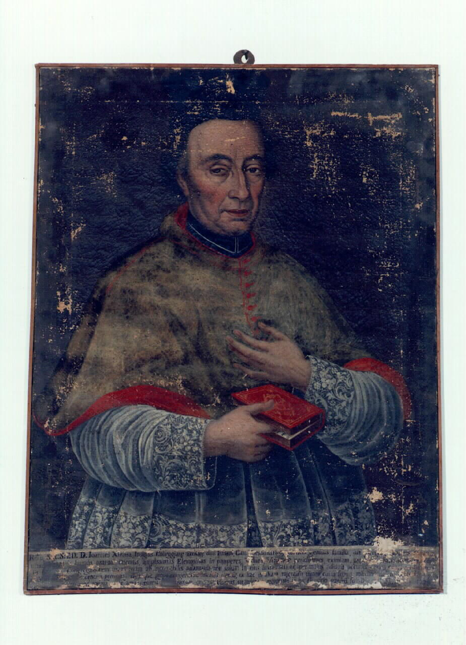ritratto del sacerdote Giovanni Trigona (dipinto) - ambito siciliano (sec. XVIII)