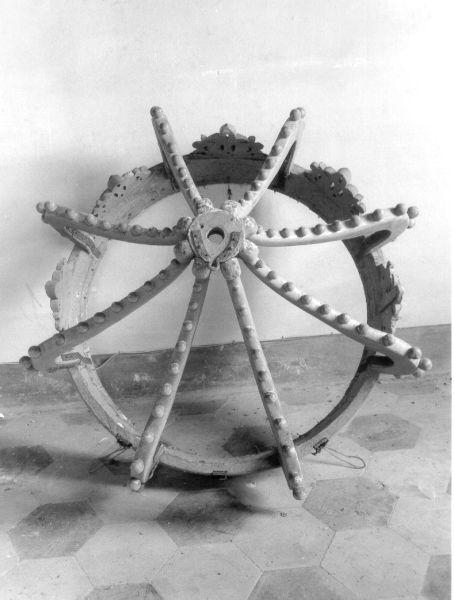 corona di immagine sacra - ambito toscano (prima metà sec. XIX)