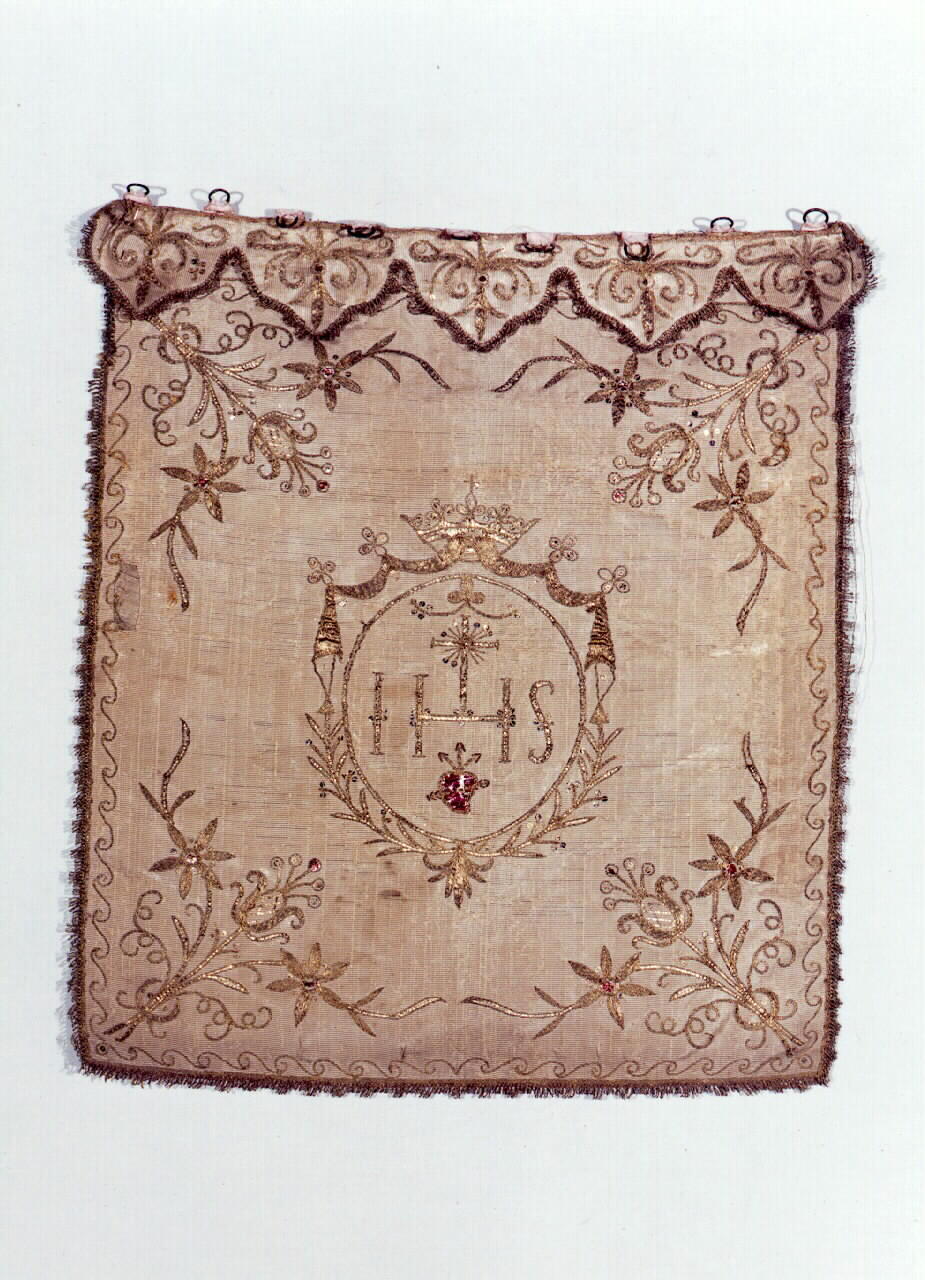 conopeo di tabernacolo - a cortina - manifattura siciliana (Metà sec. XIX)