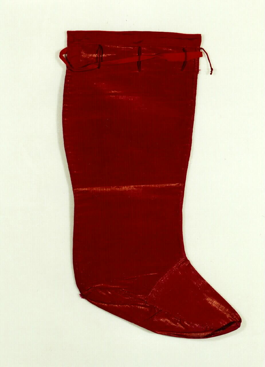 calze cerimoniali - manifattura siciliana (primo quarto sec. XX)