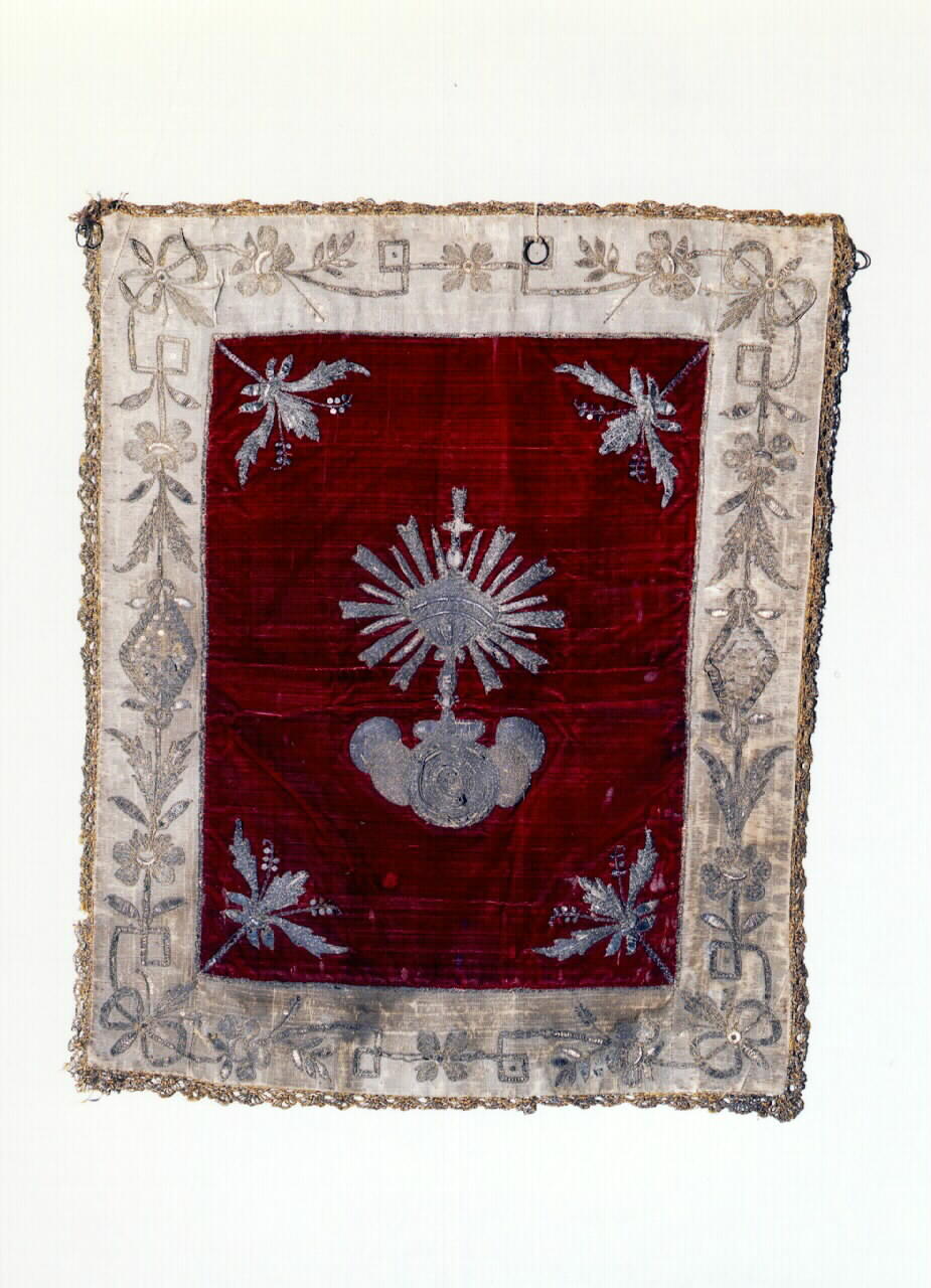 conopeo di tabernacolo - a cortina - manifattura siciliana (Prima metà sec. XIX)