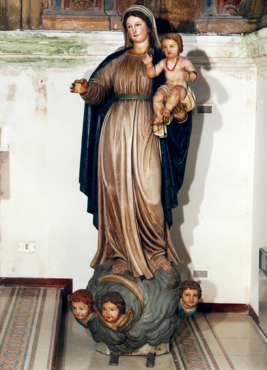 Madonna con Bambino (statua) - ambito siciliano (Seconda metà sec. XIX)