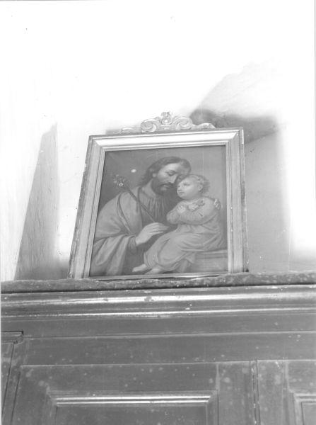 San Giuseppe e Gesù Bambino (dipinto) - ambito italiano (fine/inizio secc. XIX/ XX)