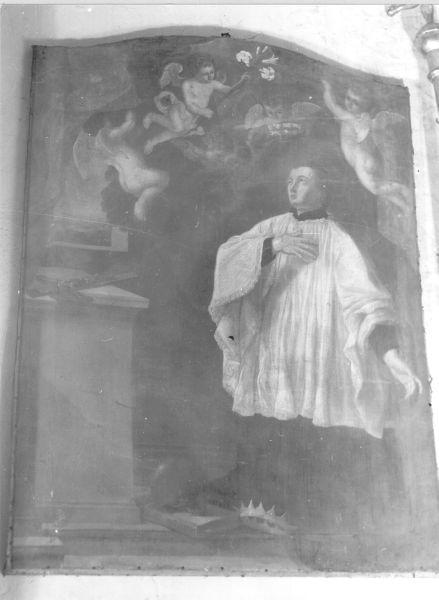 SAN LUIGI GONZAGA (dipinto) - ambito toscano (prima metà sec. XVIII)