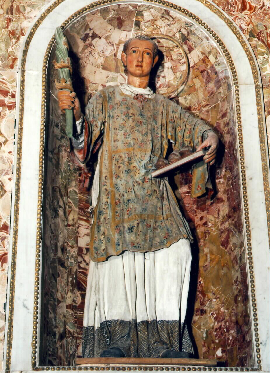 Santo Stefano protomartire (statua) - ambito siciliano (Fine/inizio secc. XVIII/ XIX)