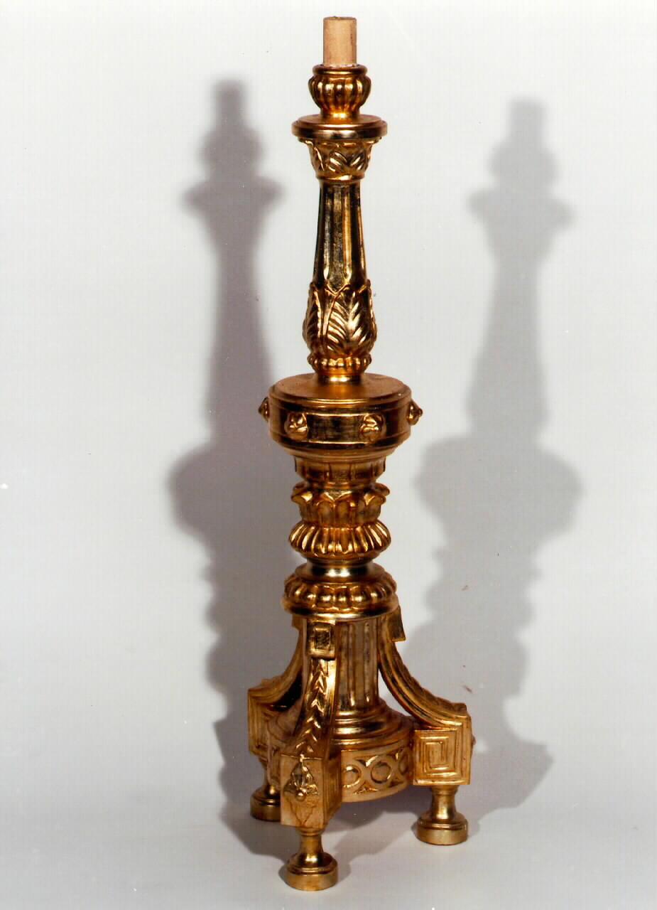 candelabro, serie - produzione siciliana (Prima metà sec. XIX)