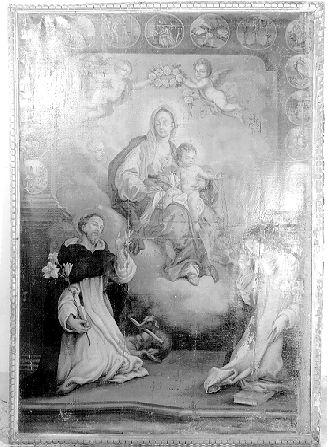 Madonna del Rosario (dipinto) - ambito italiano (sec. XIX)