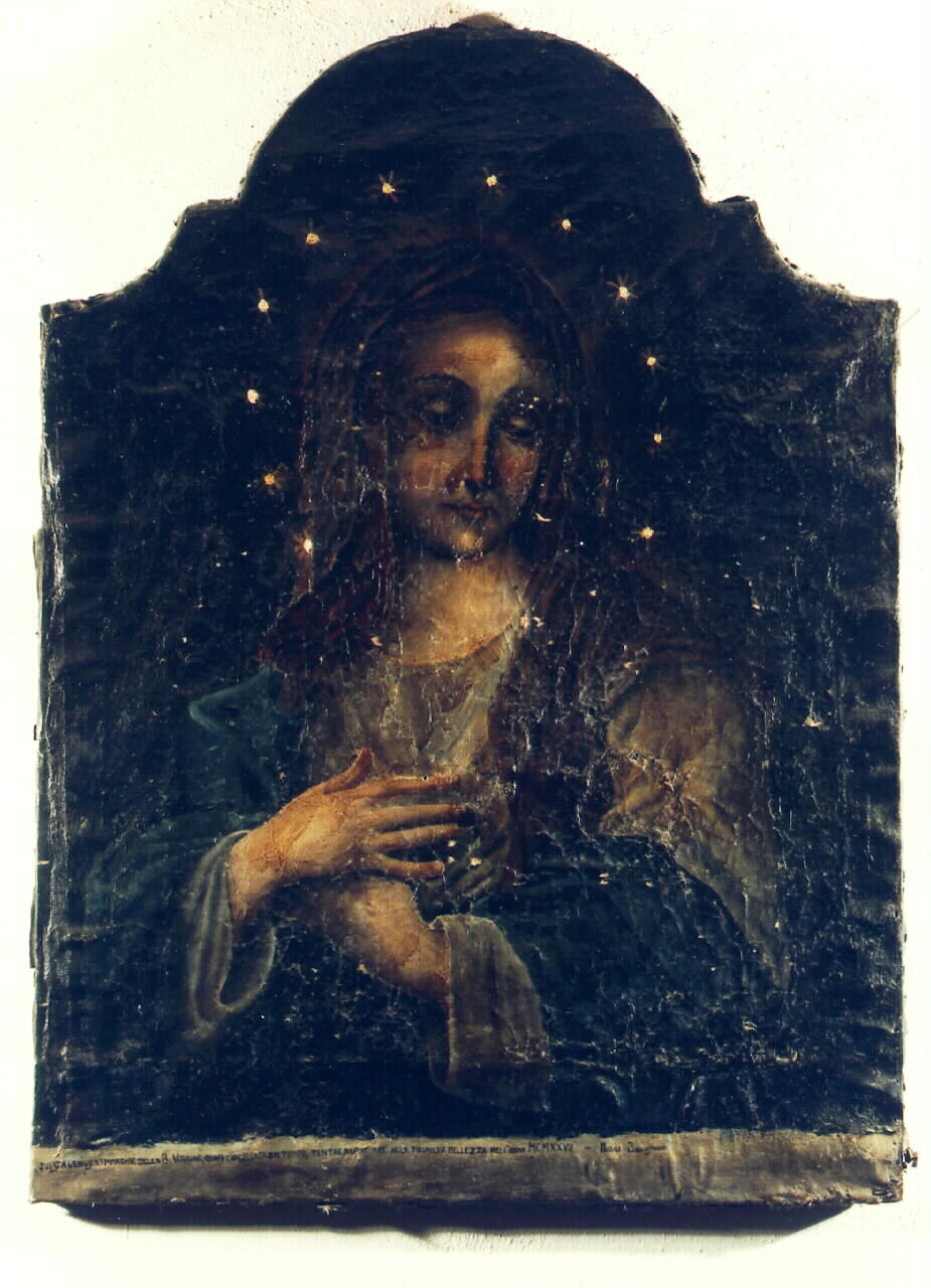 Madonna Immacolata (dipinto) - ambito siciliano (Fine/inizio secc. XVIII/ XIX)