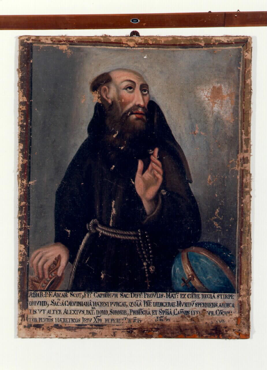 ritratto di frate Arcangelo Scot (dipinto) - ambito siciliano (Seconda metà sec. XIX)