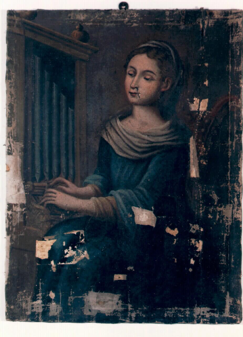 Santa Cecilia (dipinto) - ambito siciliano (Fine/inizio secc. XVIII/ XIX)