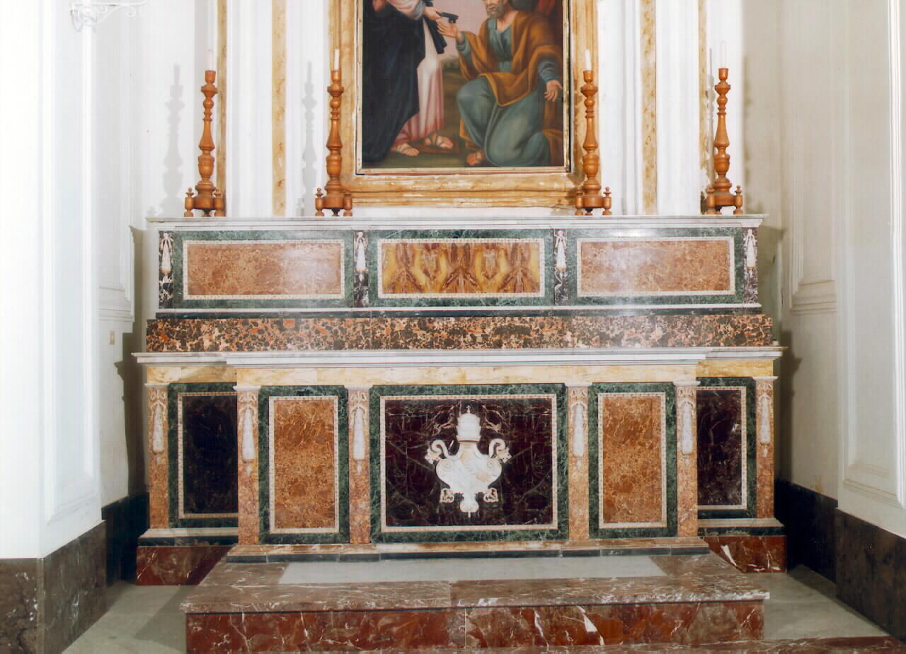 altare - a blocco - ambito siciliano (Prima metà sec. XIX)