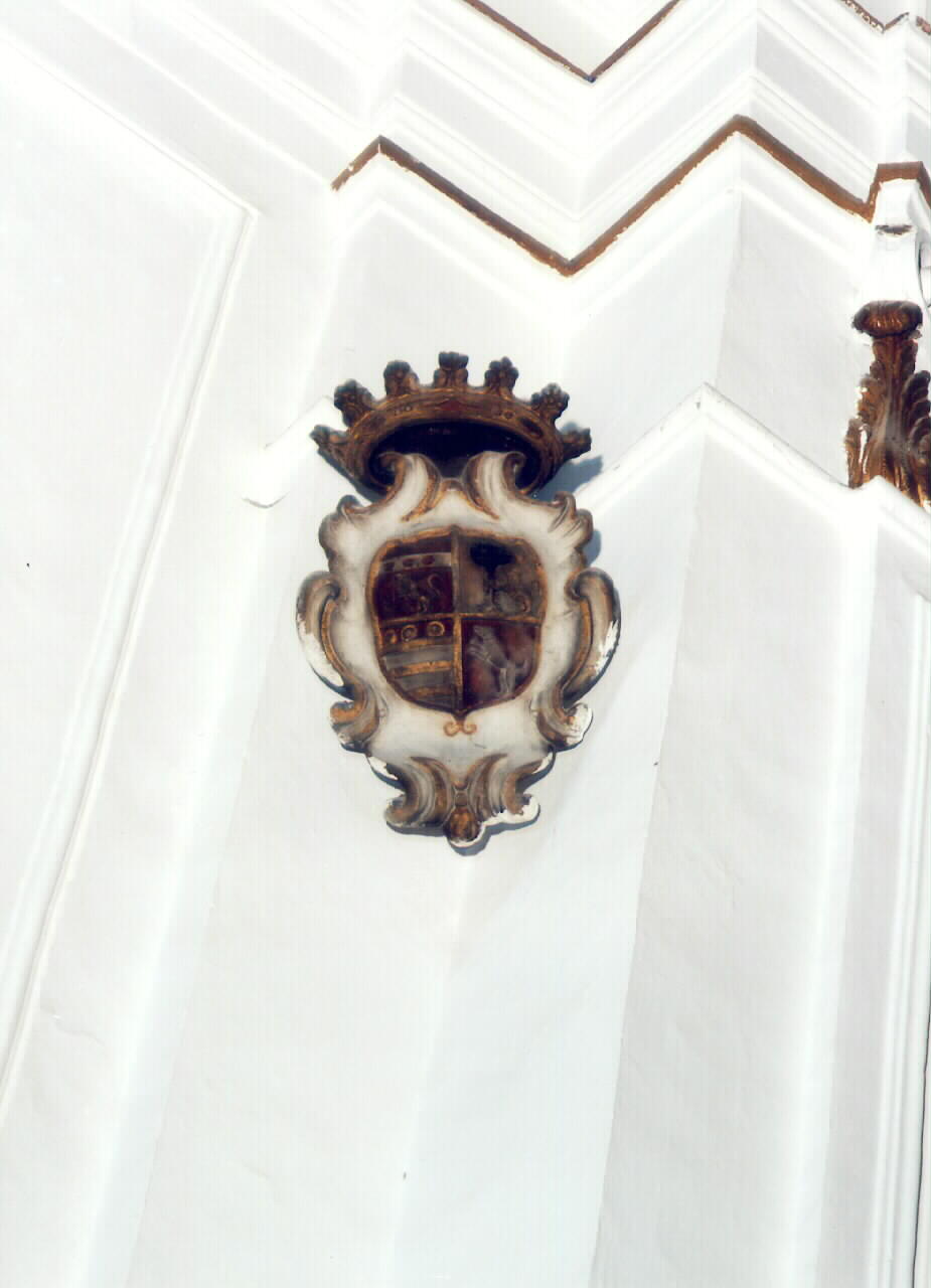 stemma gentilizio (rilievo) - ambito siciliano (Seconda metà sec. XVIII)