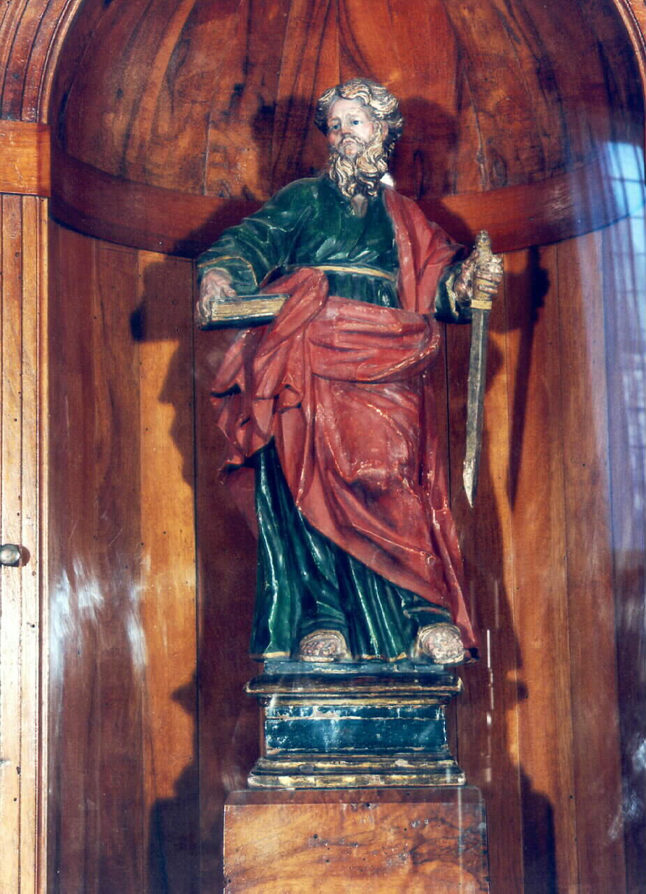 San Paolo apostolo (statuetta) - ambito siciliano (Seconda metà sec. XVIII)