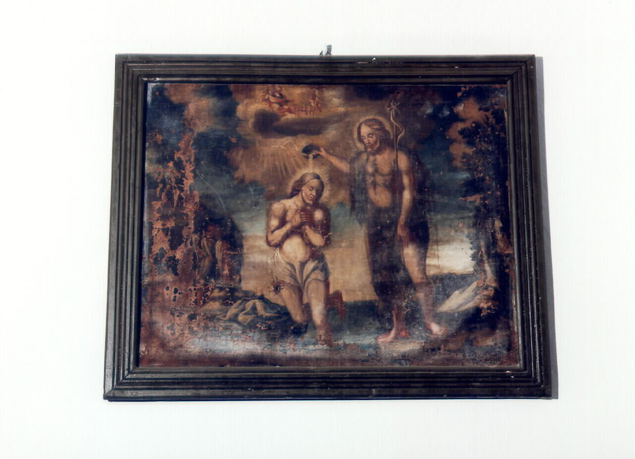 battesimo di Cristo (dipinto) - ambito siciliano (Prima metà sec. XIX)