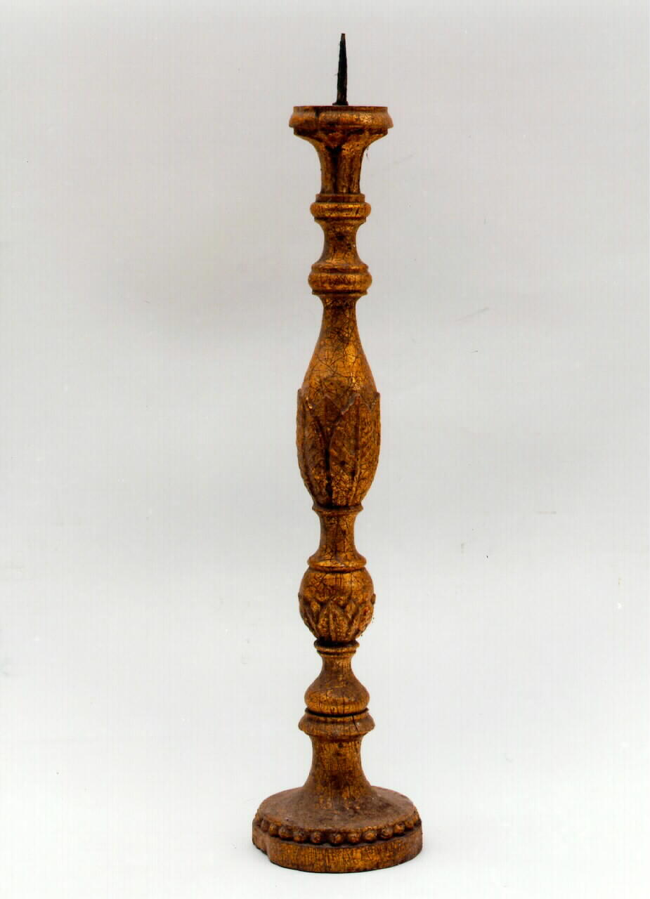 candelabro, serie - produzione siciliana (Seconda metà sec. XIX)