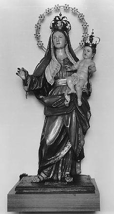 Madonna del Carmelo (statua) - ambito italiano (secc. XIX/ XX)
