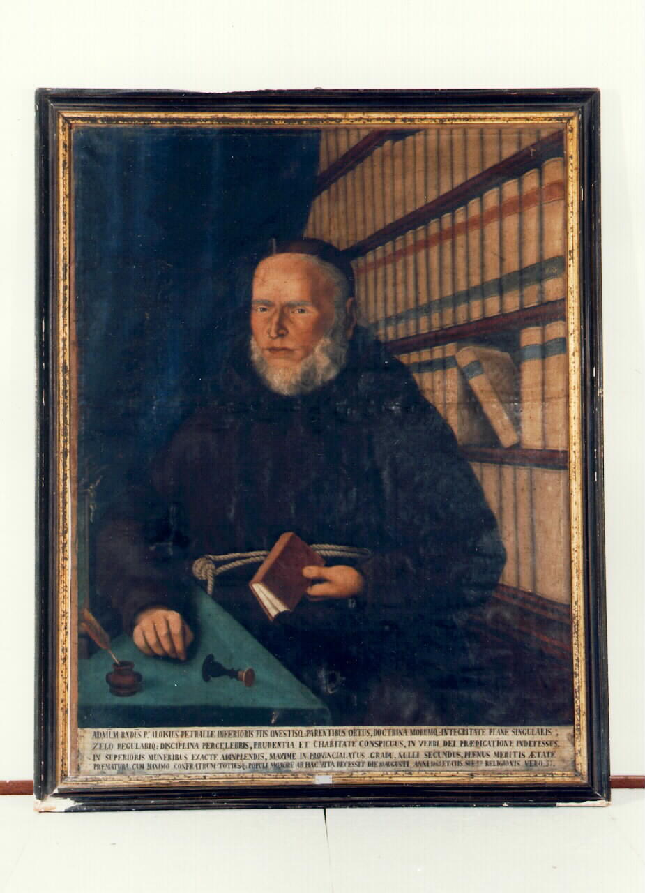 ritratto di padre Aloisio da Petralia Sottana (dipinto) - ambito siciliano (sec. XIX)