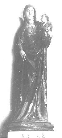 MADONNA CON BAMBINO (statua) - ambito italiano (sec. XV)