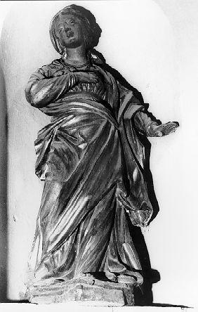 Madonna annunciata e Angelo annunciante (statua, serie) - ambito italiano (secc. XVI/ XVII)