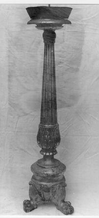 candelabro, serie di Cipriani Ginese (sec. XIX)