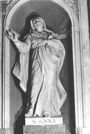 SAN GIOACCHINO/ SANT'ANNA (statua, serie) - ambito carrarese (sec. XVIII)