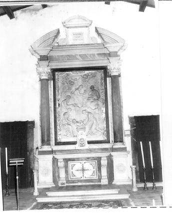 altare maggiore - ambito apuoversiliese (seconda metà sec. XVII)