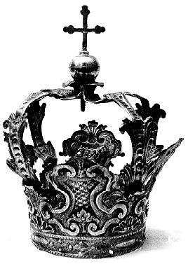 corona da dipinto - bottega toscana (sec. XIX)