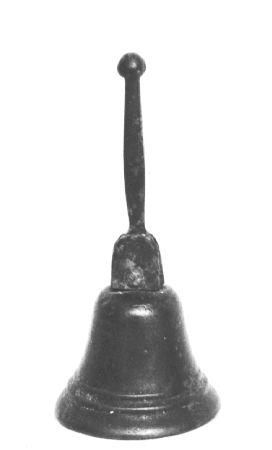 campanello d'altare - bottega toscana (fine/inizio secc. XVII/ XVIII)