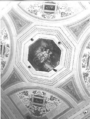 soffitto dipinto di Dal Sole Giovan Gioseffo (scuola) (fine/inizio secc. XVII/ XVIII)