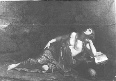 SANTA MARIA MADDALENA PENITENTE (dipinto) di Gentileschi Orazio (scuola) (seconda metà sec. XVII)