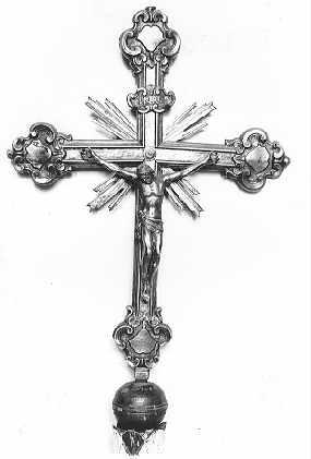croce processionale - ambito toscano (sec. XVIII)