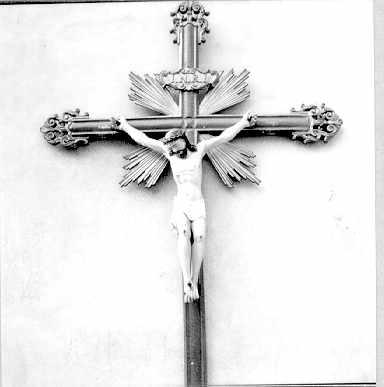 croce processionale di Cipriani Ginese (attribuito) (sec. XIX)