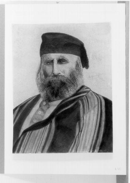 ritratto di Giuseppe Garibaldi (stampa) - ambito italiano (sec. XIX)