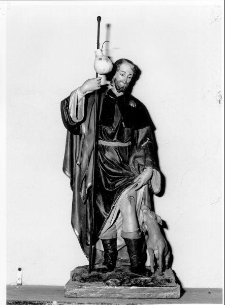SAN ROCCO (statua) - bottega italiana (seconda metà sec. XIX)