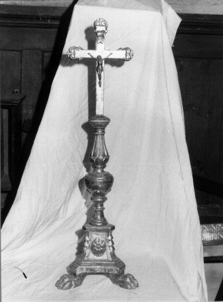 croce d'altare - bottega toscana (metà sec. XIX)