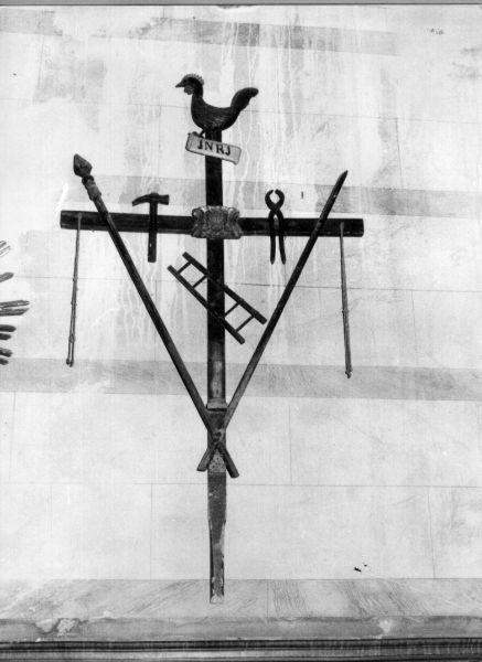 croce penitenziale - bottega toscana (metà sec. XIX)