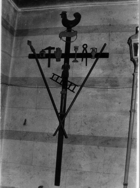 croce penitenziale - bottega toscana (prima metà sec. XIX)