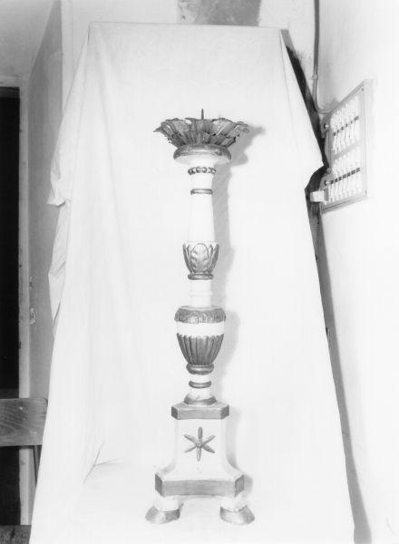 candeliere, serie - bottega toscana (seconda metà sec. XIX)