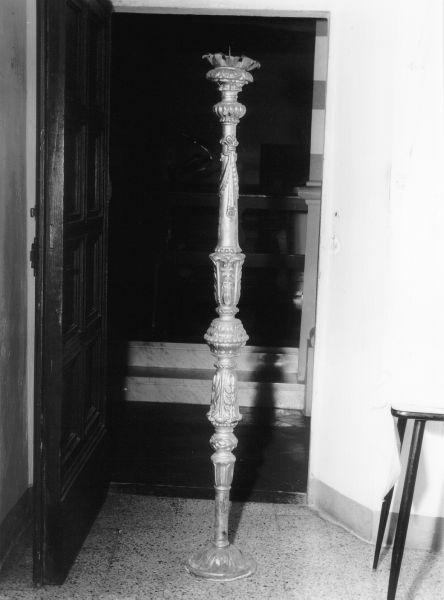candelabro portatile, serie - bottega toscana (prima metà sec. XIX)
