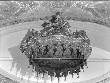 baldacchino d'altare - bottega ligure (?) (secc. XVIII/ XIX)