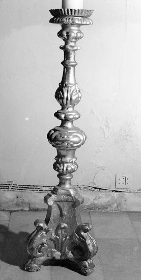 candeliere - bottega italiana (sec. XVIII)