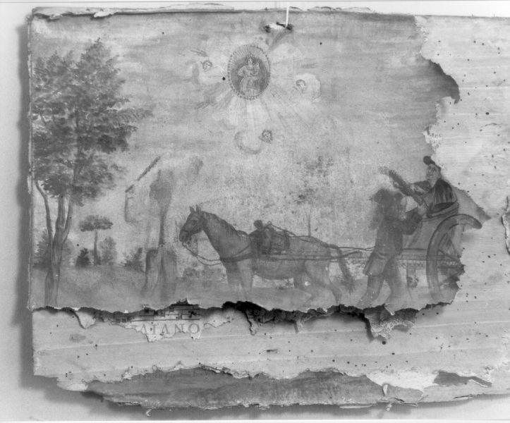 ex voto con Madonna con Bambino (dipinto, opera isolata) - ambito toscano (fine/inizio secc. XVIII/ XIX)