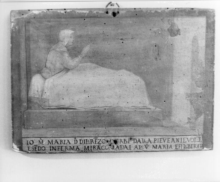 ex voto con Madonna con Bambino (dipinto, opera isolata) - ambito toscano (inizio sec. XVII)