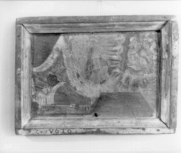 ex voto con Madonna con Bambino (dipinto, opera isolata) - ambito toscano (fine/inizio secc. XVI/ XVII)