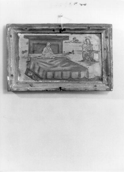 ex voto con Madonna con Bambino (dipinto, opera isolata) - ambito toscano (seconda metà sec. XVI)