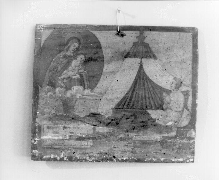 ex voto con Madonna con Bambino (dipinto, opera isolata) - ambito toscano (fine/inizio secc. XVII/ XVIII)