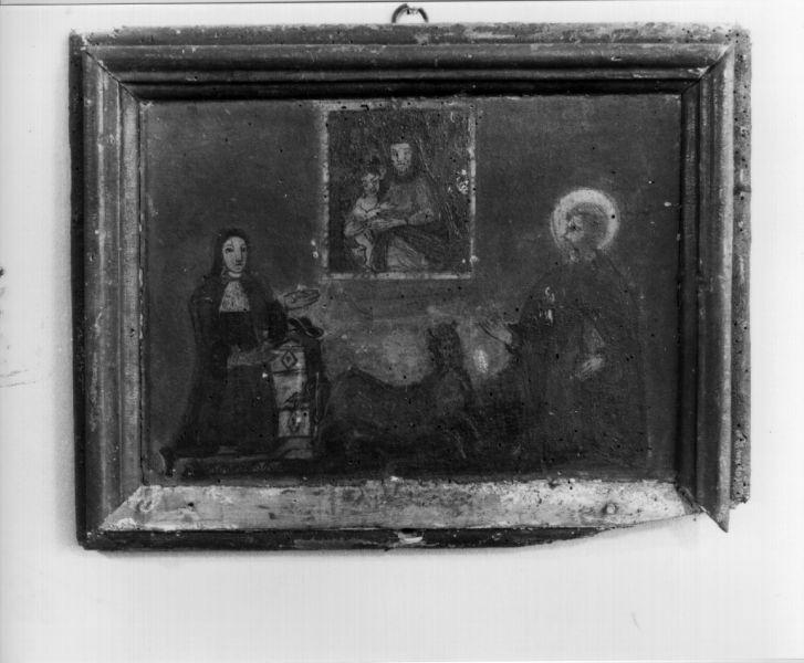 ex voto con Madonna con Bambino (dipinto, opera isolata) - ambito toscano (sec. XVII)