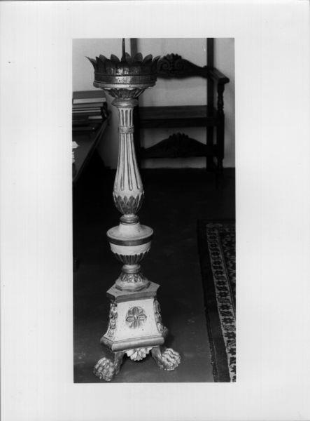 candeliere, serie - manifattura toscana (inizio sec. XIX)